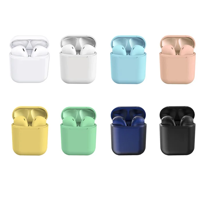 
2021 Free Sample Hot Selling i12 Earphones Mini Auriculares Audifonos BT5.0 headphone True Wireless I12 Tws Earbuds 