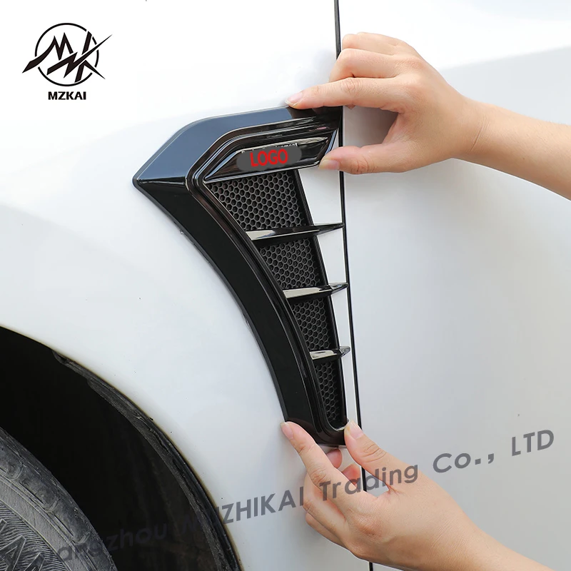 Patented new style Carbon Fiber Car Accessories Front Sports  Side Fender Trim Decorative Sticker