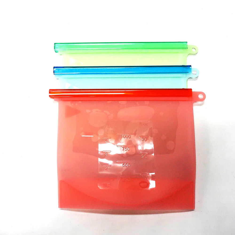 Silicone food preservation bag silicone breast milk bag food silicone bag