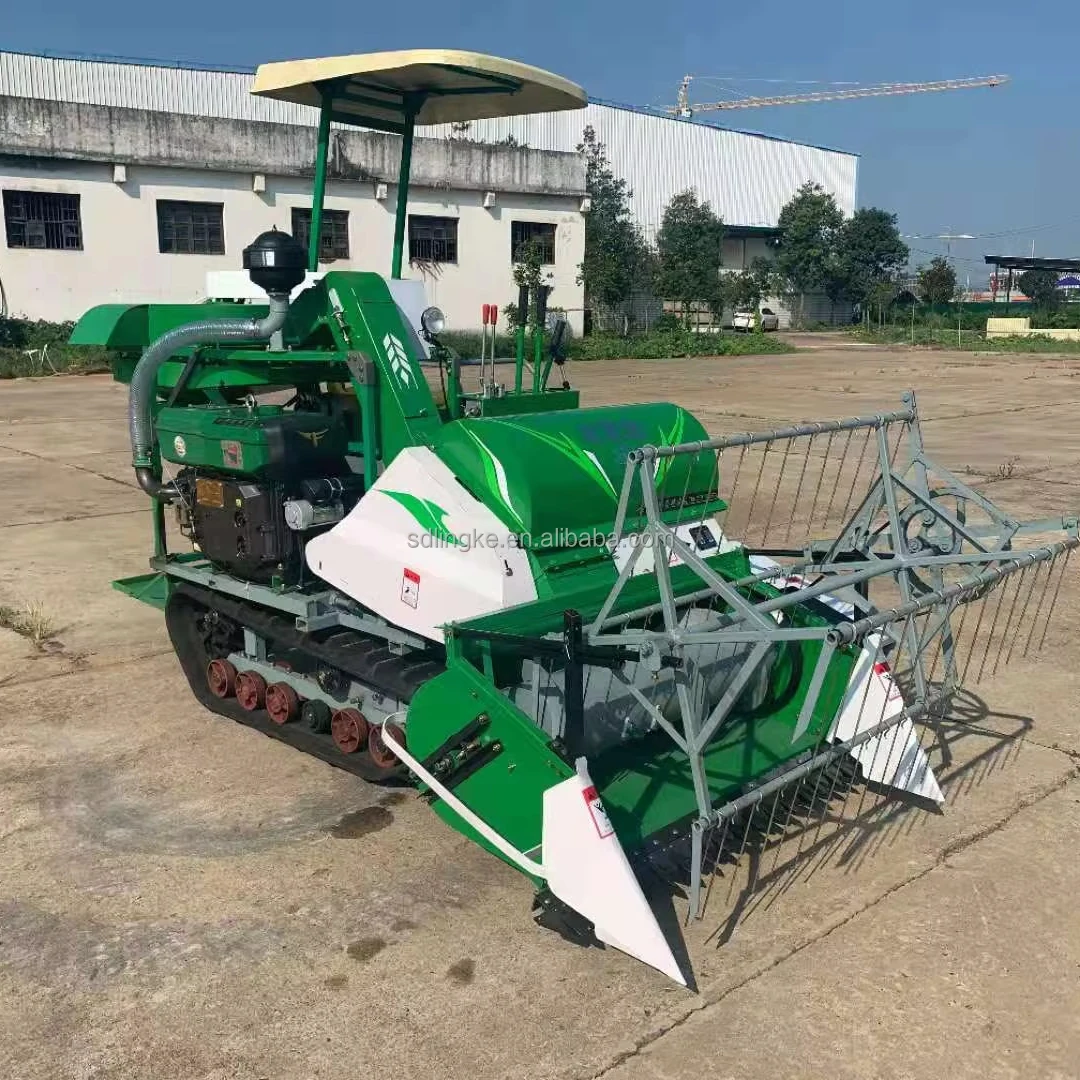 China harvesters rice combine harvester Crawler self-propelled full feed