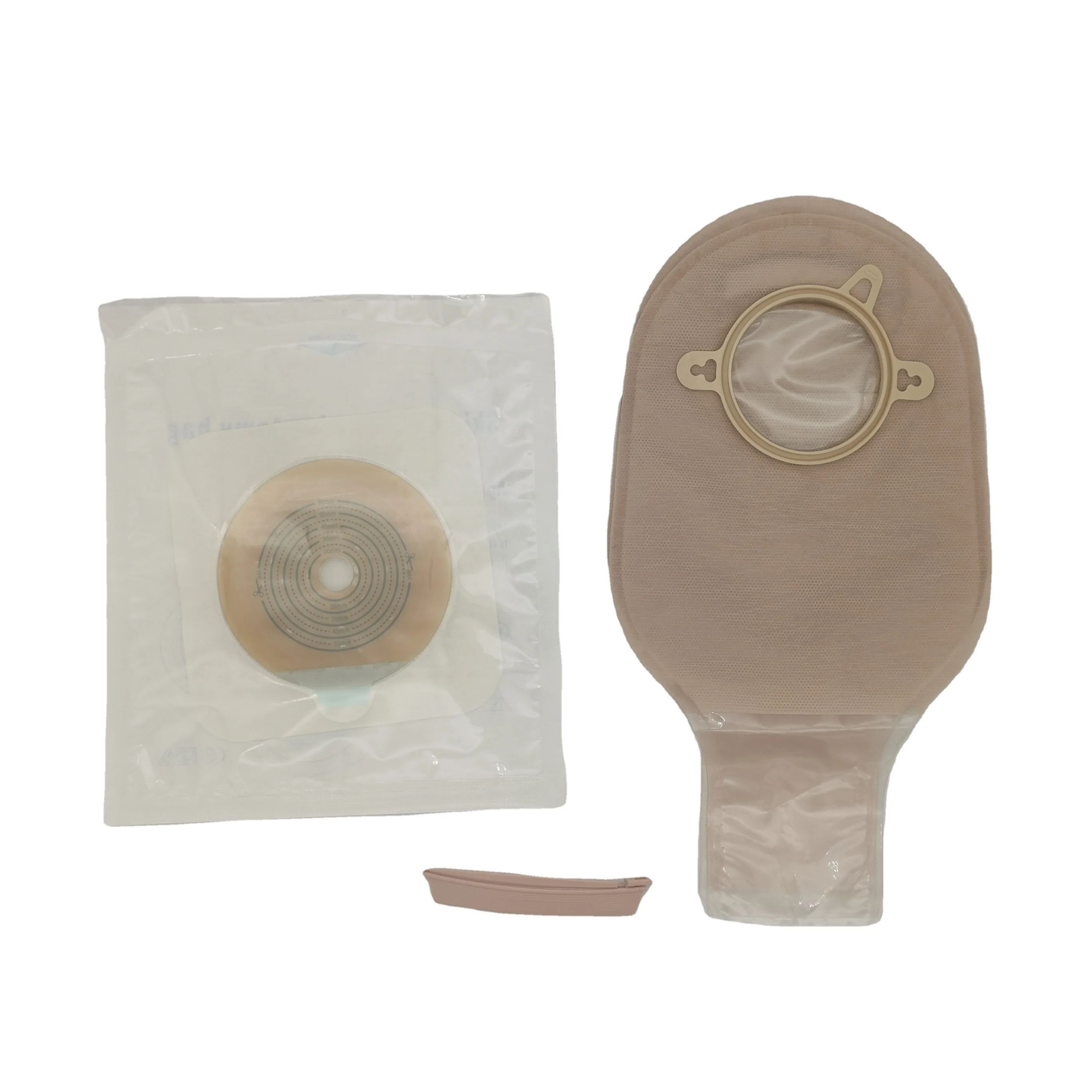 
One Piece/ Two Pieces Colostomy Bag Ostomy Pouch 