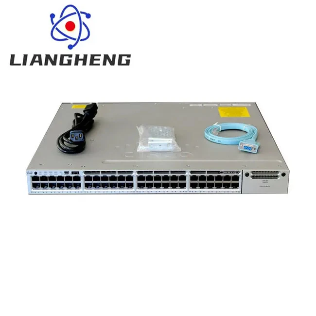 Original New 3850 Series 48 Port Gigabit PoE Switch WS-C3850-48P-S