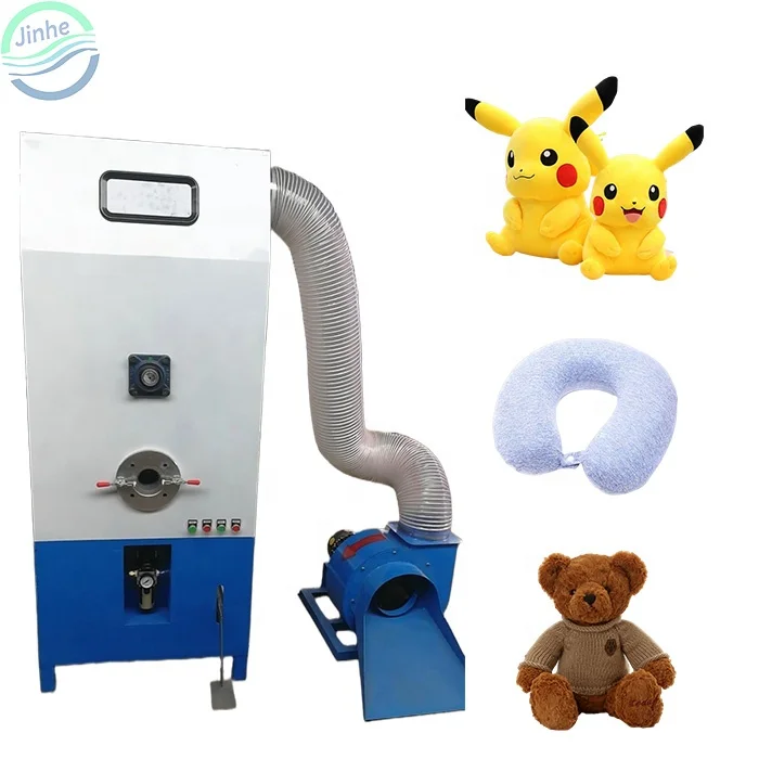 Automatic small soft toy stuffed cotton fiber filling machine filled cushion sofa pillow filler DIY teddy bear stuffing Machine