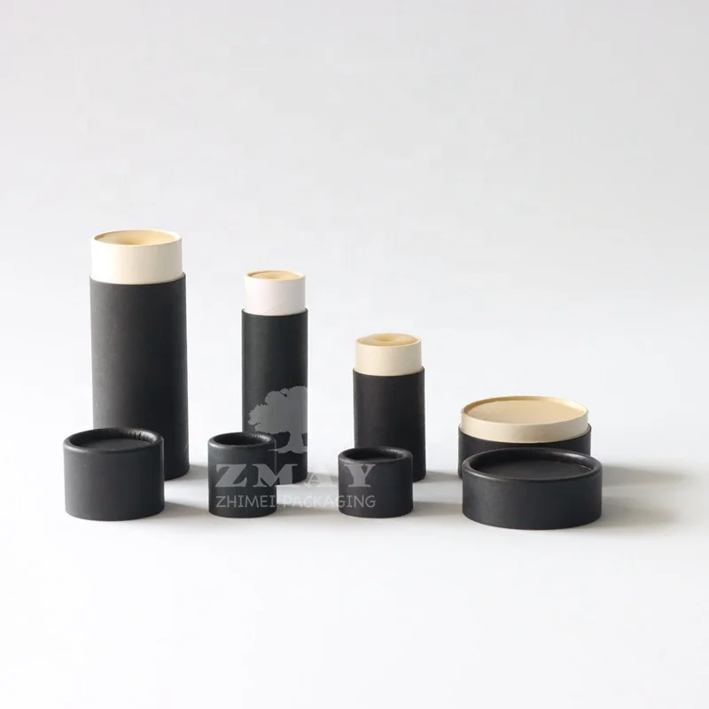 customized printed lip balm packaging pastel colors paper tube push up containers recyclable tube