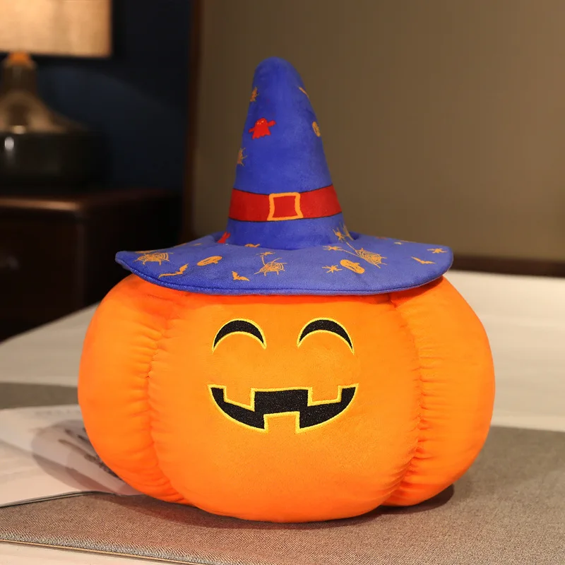 Wholesale Unisex Halloween Fun Pumpkin Throw Pillow New Design Plush Toys and Dolls Soft Halloween Decoration Activities Gifts