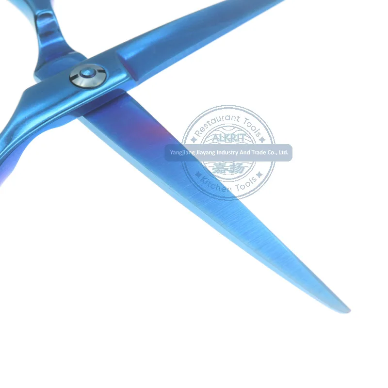 (ALSC-CS001) colorful steel small pocket chef scissor Art Craft DIY Scissor with Adjustable Screw Micro Serrated blade