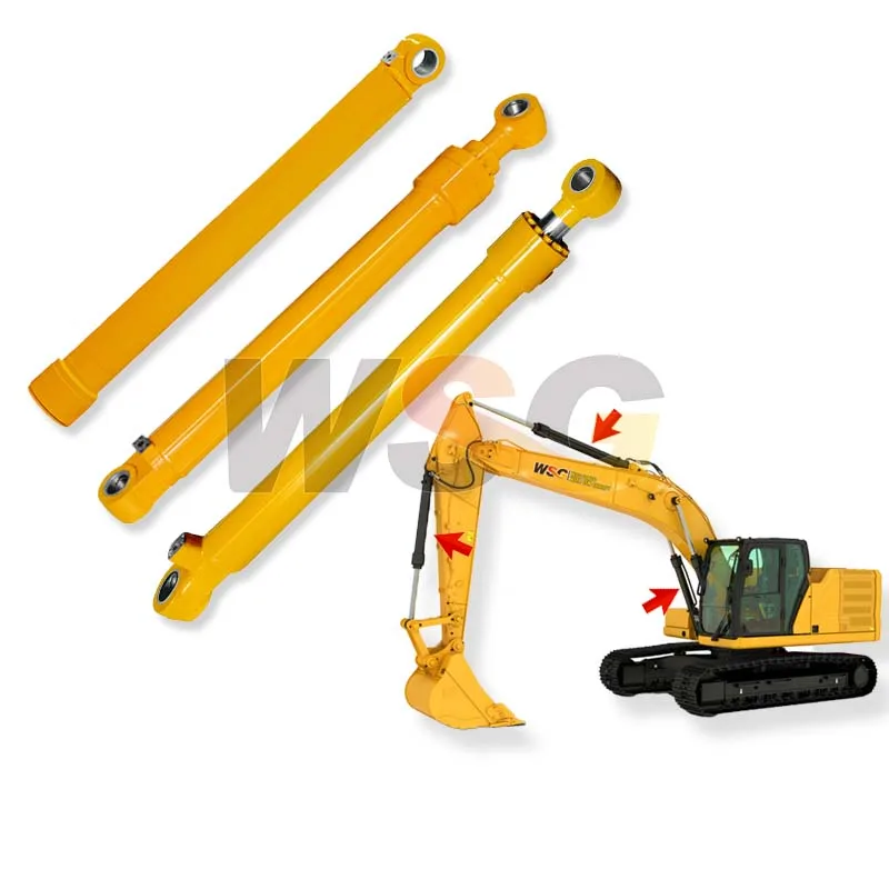 Hyundai R370LC-7A boom cylinder 31NA-60111 31NA-60112 excavator arm bucket cylinder