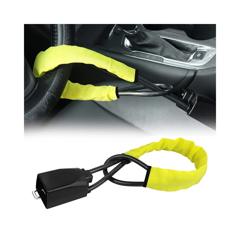 Universal Car Security Anti Theft Device Seat Belt Lock Anti Theft Car Steering Wheel Lock