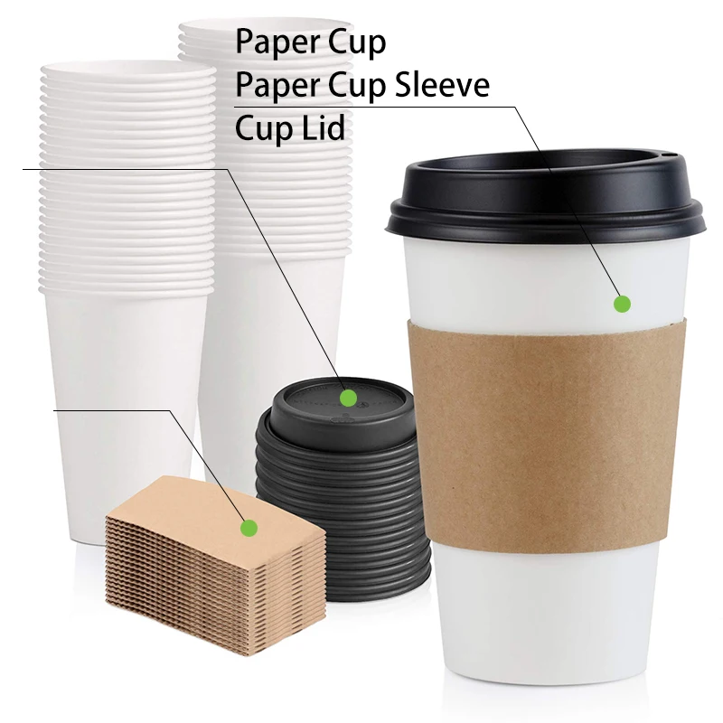Hot Selling Disposable 7oz Paper Vending Coffee Cups Wholesale Biodegradable paper Cups