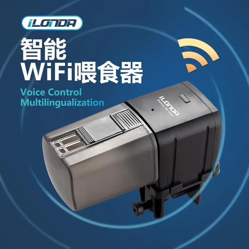 LONDA Aquarium fish feeder automatic fish feeder WiFi Remote Intelligent timing feeder