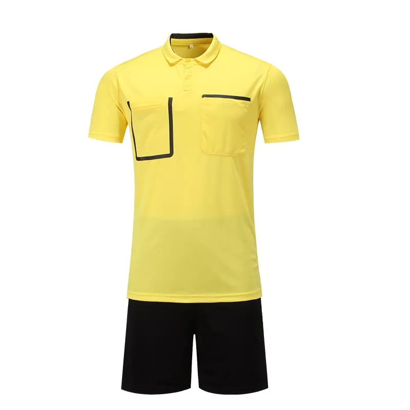 Hot selling football referee uniform sportswear set Customized football referee sportswear