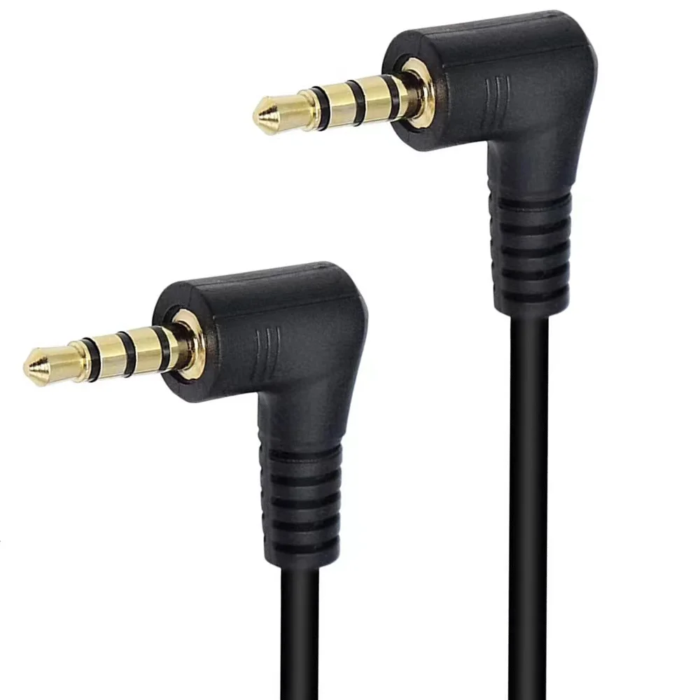 Dual Male 3.5mm TRS Cable for Audio Mixer Microphone Camera Speaker
