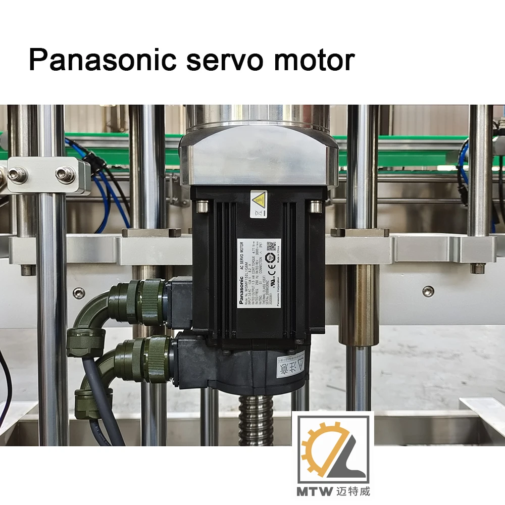 MTW auto with capping and labeling machine food sauce daily chemical liquid motor oil bottle filling line