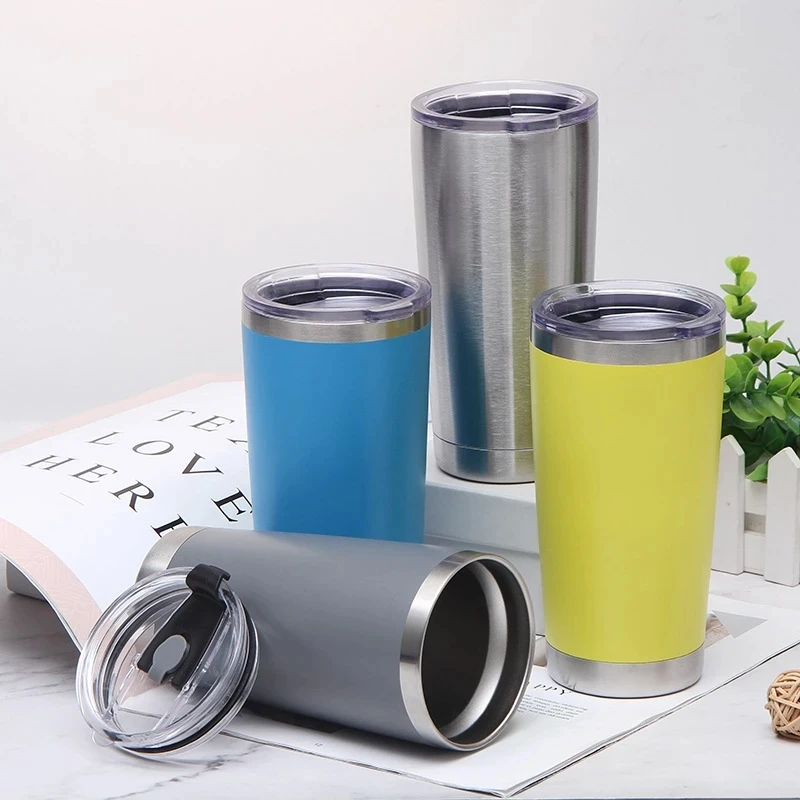 Custom Logo Thermal Mug Beer Cups Stainless Steel Thermos for car Tea Coffee Water Bottle Vacuum Insulated Leakproof With Lids