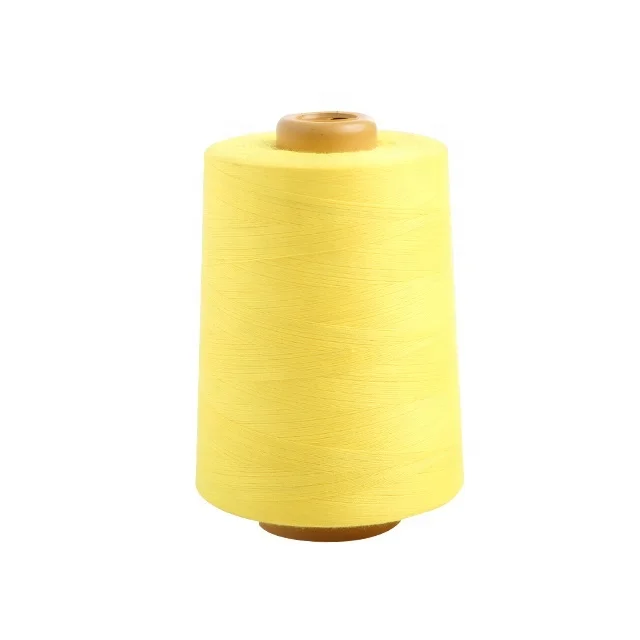 High quality polyester 40/2 sewing thread 4000Y no knots polyester thread 1800 stock colors polyester 40s/2 yarn sewing thread