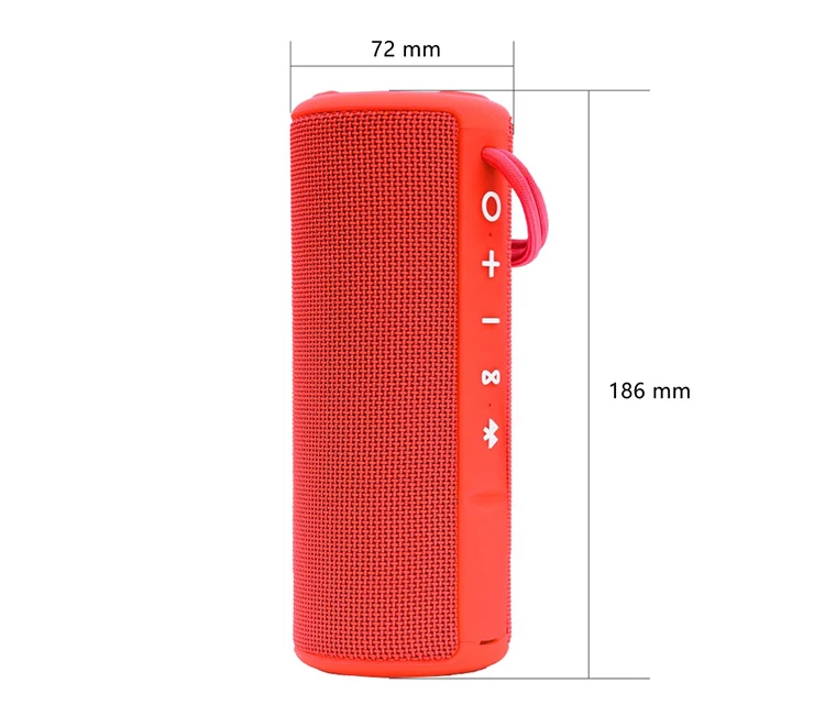 Fabric Wireless Portable TWS Speaker Outdoor Waterproof Super Woofer Speaker