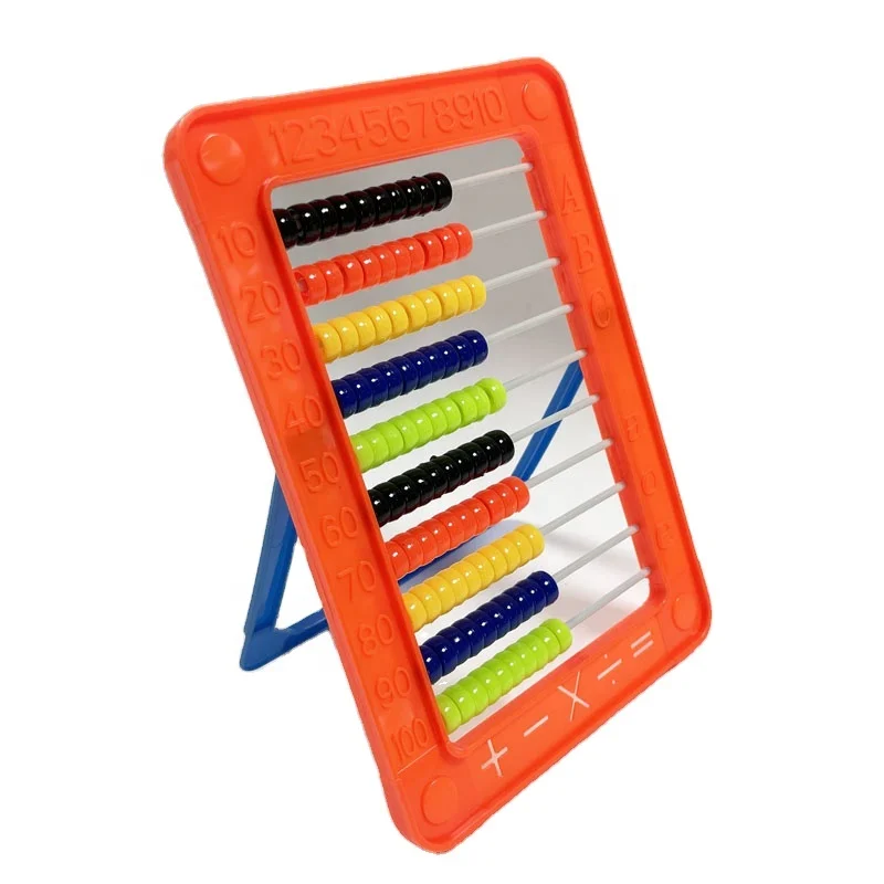 Wholesale Chinese Math Number Learning Student Educational Gift Toy Plastic Small Colour Alphabet Abacus For Sale