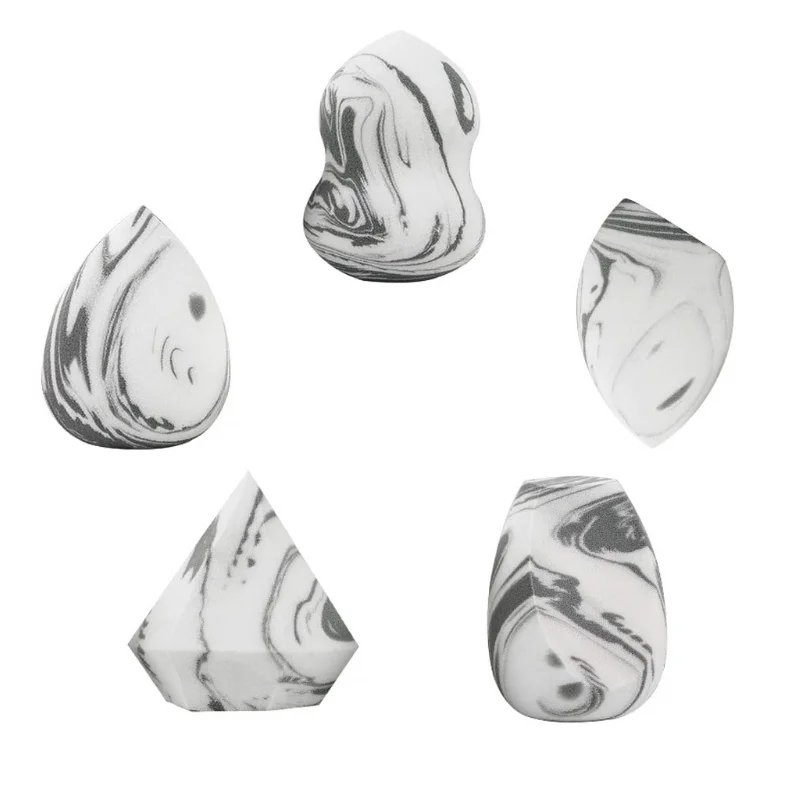 Super Soft Different Shapes Beveled Makeup Egg Set Dry Wet Dual-use Beauty Sponge  Makeup Blender for Liquid Foundations