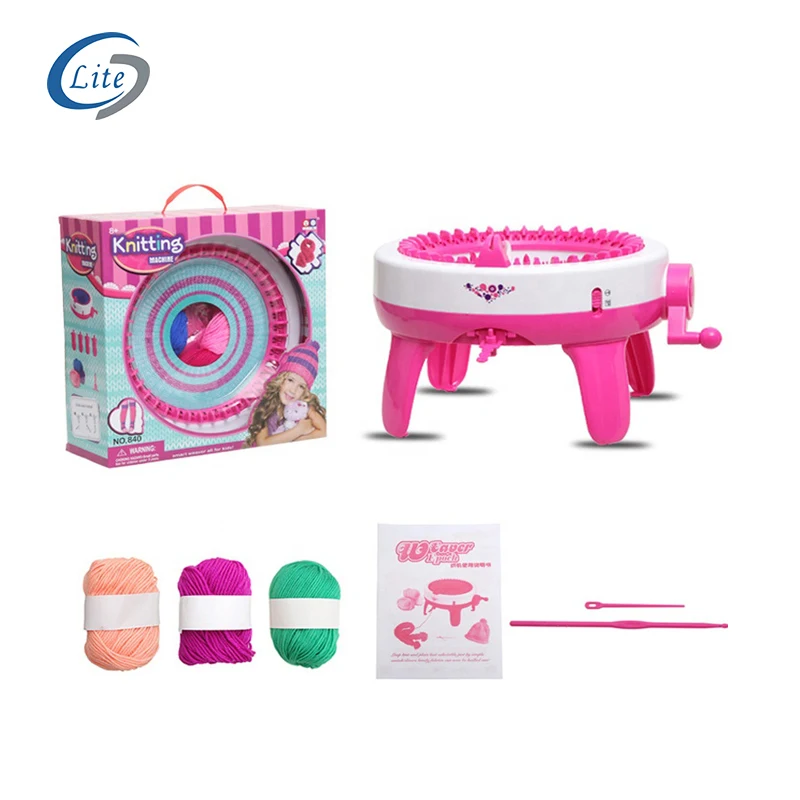 48 Needles Smart Weaving Loom Round Spinning Knitting Machines with Row Counter, Knitting Board Rotating Double Loom