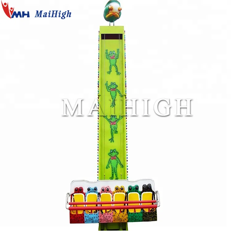 Hot sale amusement park rides 6 seats frog jumping hopper jumping rides