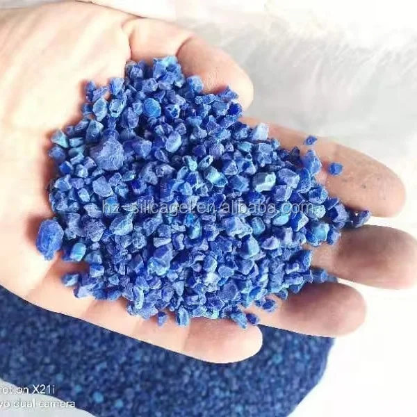 White and blue silica gel crystal cat litter wholesaler from China