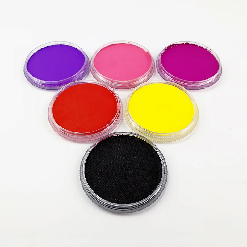 Halloween 26 20 Colors Glow In The Dark Face Body Paint For Kids