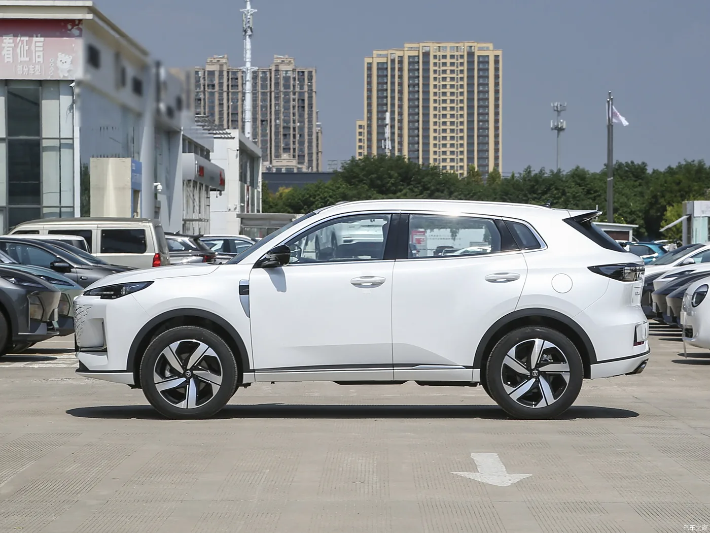 2024 Changan CS55 Plus третьего поколения новый 1 5 T DCT AWD внедорожник 5-дверный 5-местный турбомотор 7DCT газовый автомобиль слева