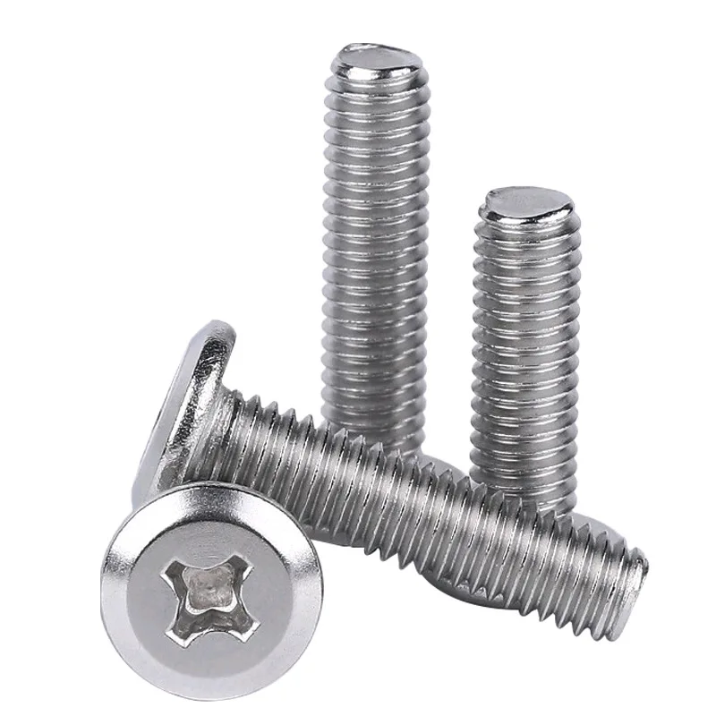 304 Stainless Steel Pan Phillips Metric Spring Flush Connector Restoration Countersunk Cross Plate Head Screw Bolt for Cabinet