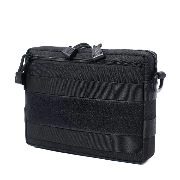 Tactical Molle Horizontal Admin Pouch Multi-Purpose EDC Bag for Tactical Vest Chest Waist Pack Utility Tool Pouches