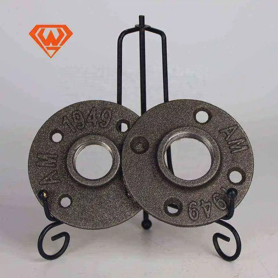 Factory Direct Sale Loft Style Color Painting Steel Iron Flange Pipe