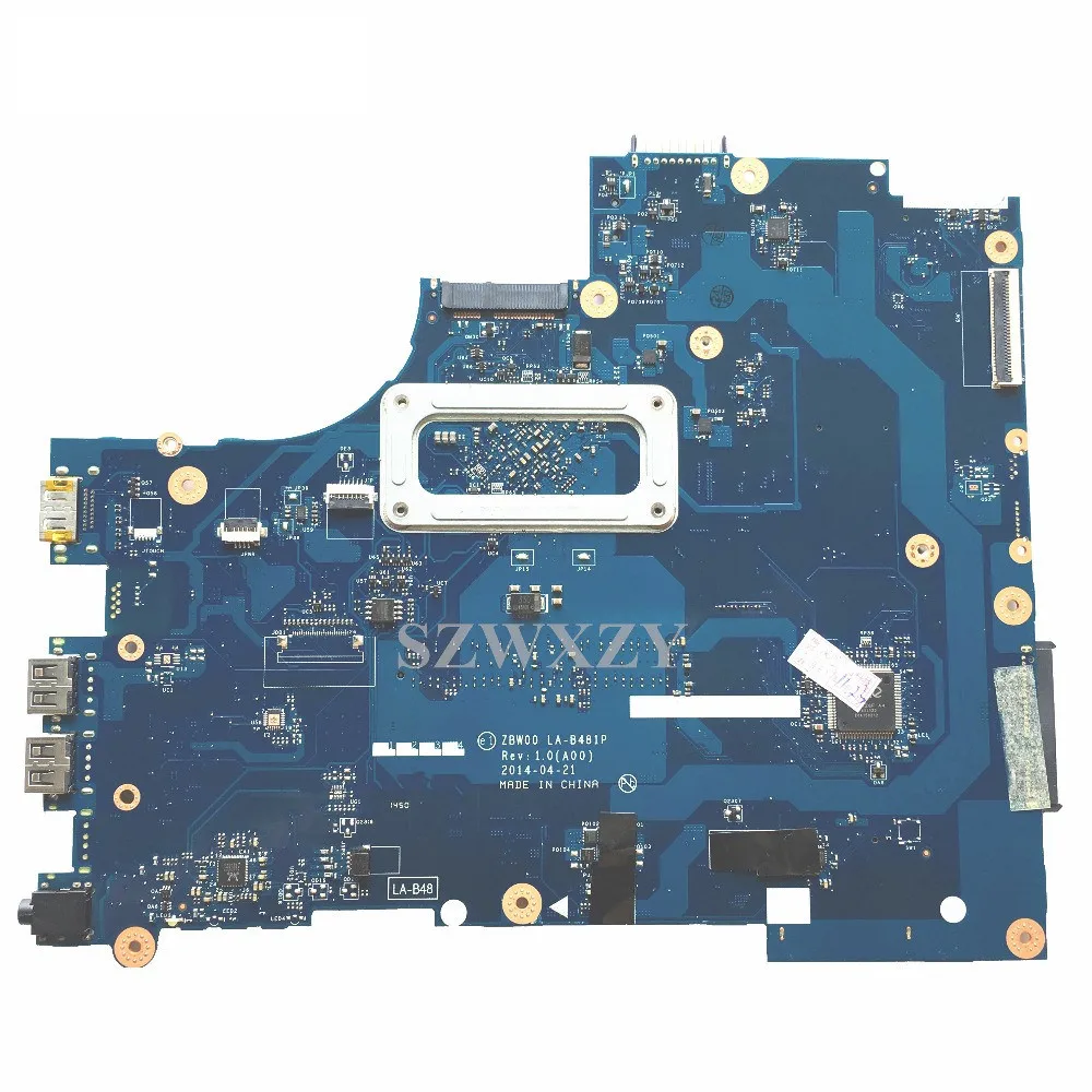 Для DELL 15R 3531 Материнская плата ноутбука ZBW00 LA-B481P CN-0Y3PXH 0Y3PXH N3530 процессор DDR3L
