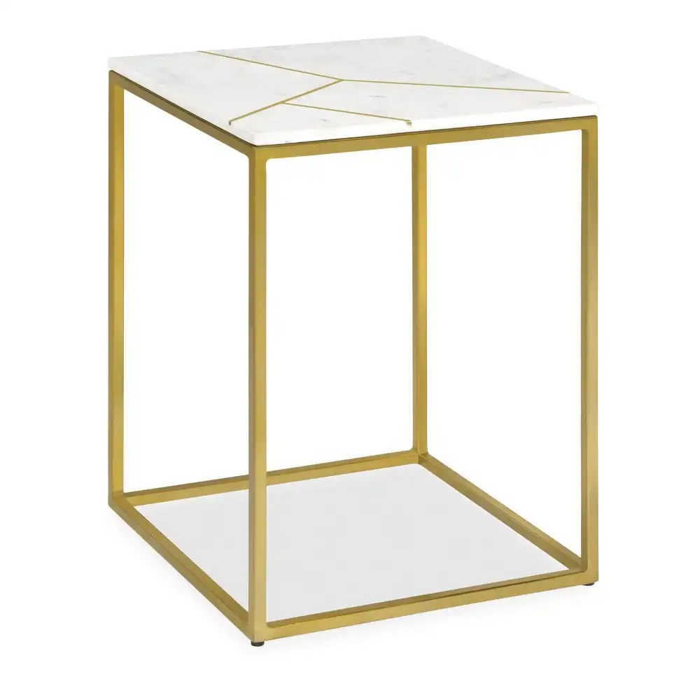 Oem Custom Natural Metal And Lacquer Travertine Moroccan Fossil Marble Console Table For Home Decoration