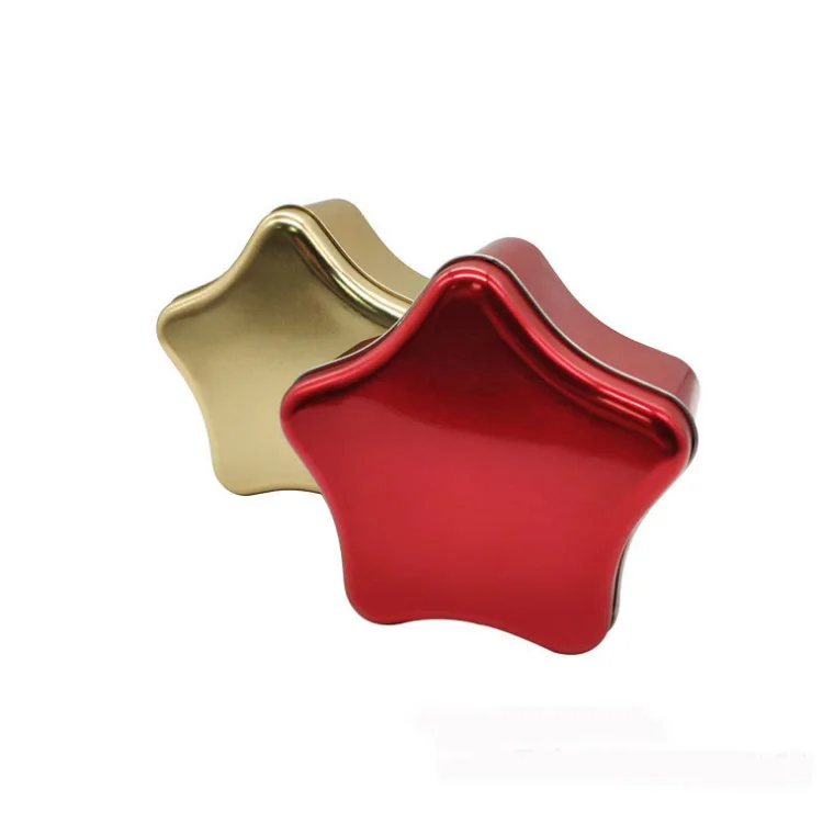 15 Years Factory Star Shaped Tinplate Christmas Gift Box