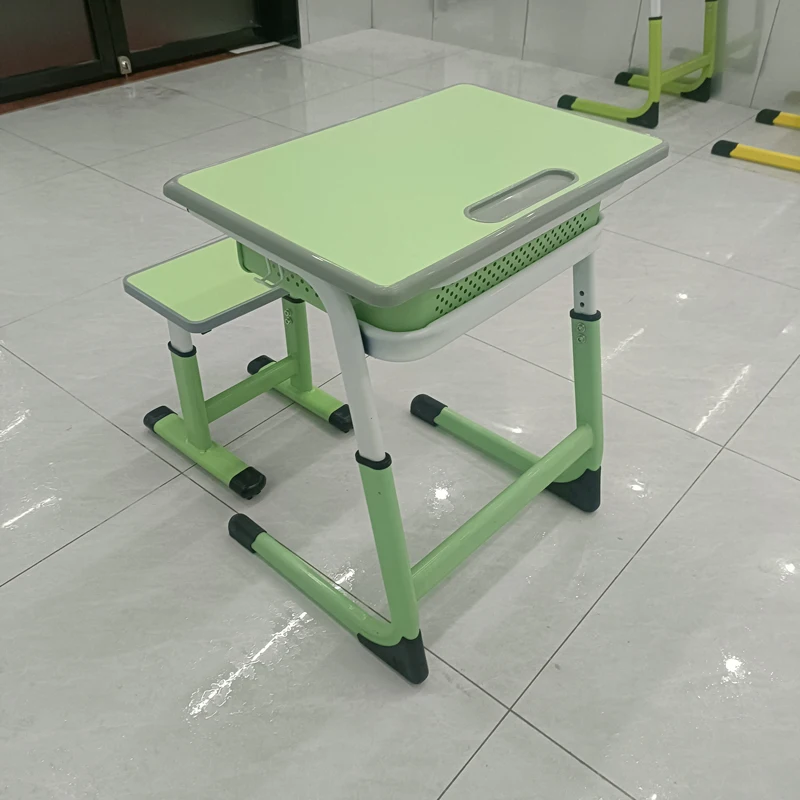 School wooden table middle school student plastic chair high quality school furniture
