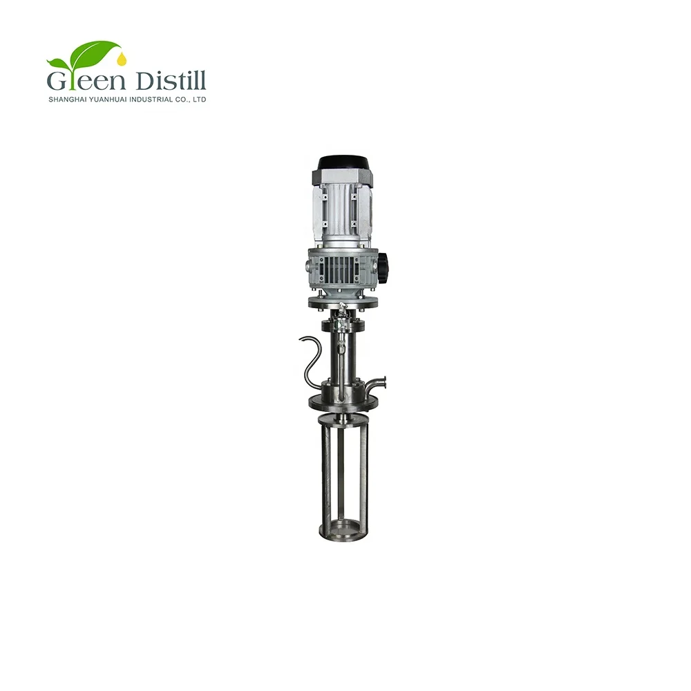 
Shipping in 7 Days YMD-2S Stainless Steel Thin Film Evaporator For CBD Oil Extraction 