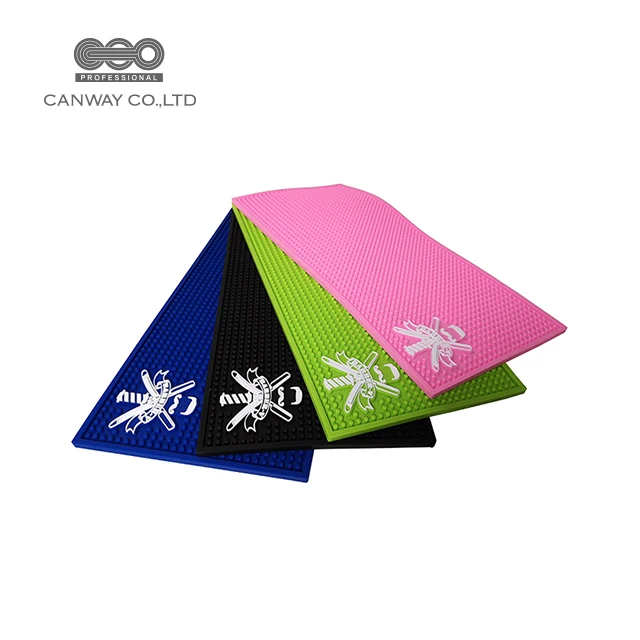 Rubber Silicone Salon Waterproof Hairdressing Tools Pad Barber Mat Flexible Leather Cushion for Hairdresser Barbershop Dedicated