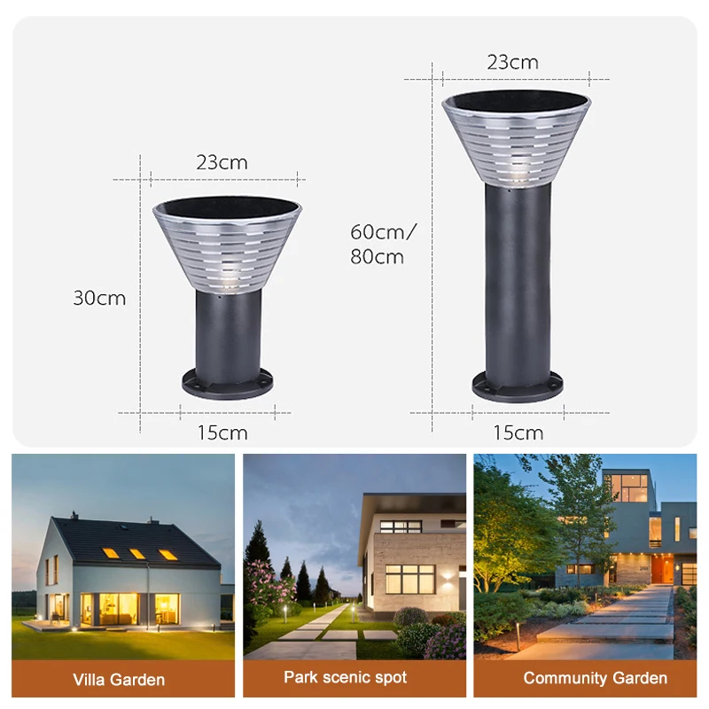 Высокое качество lamparas solares уличное солнечное освещение OEM завод IP65 садовый светильник вилла Пейзаж Светодиодный Солнечный газон