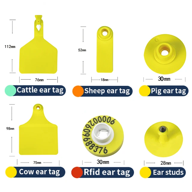 Лазерный принтер для использования на ферме домашнего скота штрих-код QR серьги из козьей овечьей шерсти бирки ушей животных баранины