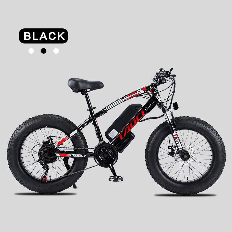 Cheap price 20 inch python carbon steel 20*4.0 tire E-bike 36v 350w motor Shimano 21 speed electric bicycle