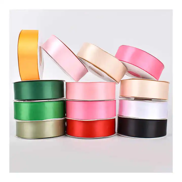 Gordon Ribbons Flower Ribbon Wrapping Tape 1 1/2   Satin Ribbon Gift Cinta de Satin Purple Satin  Christmas Webbing Factory