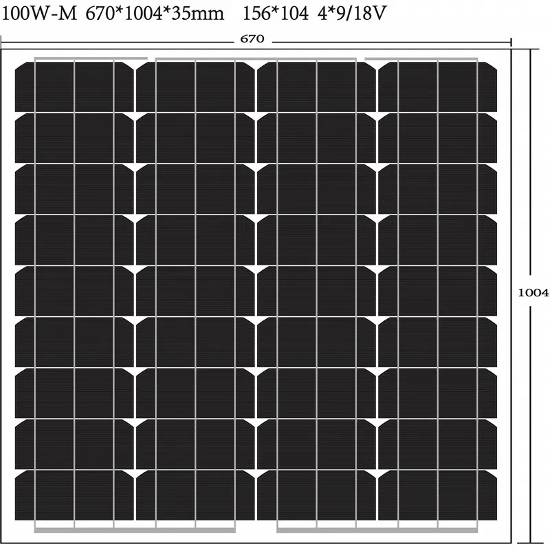 scrap solar panel 70w  solar panels 70w