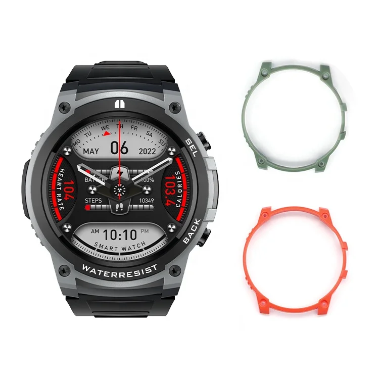 1.43inch Amoled Sport Round Smart Watch DM55 Fitness Tracker for android ios Passometer Blood oxygen relojes inteligentes 2024