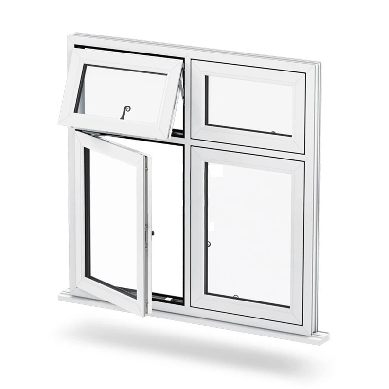 UPVC window sill covers match with shutter window profile with high quality hardwares