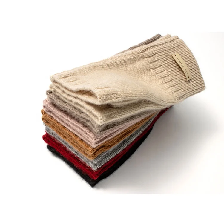 Бренд ASKIMY, оптовая продажа, женские кашемировые вязаные зимние перчатки