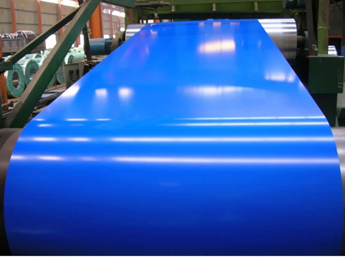 hot dipped 1250mm width RAL colors PPGI prepainted galvanized steel coil plate sheet for Interior Cladding