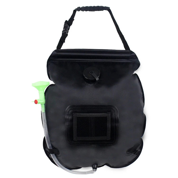 Portable 5 Gallons 20l outdoor hiking travelling beach swimming toilet tent camping shower bag