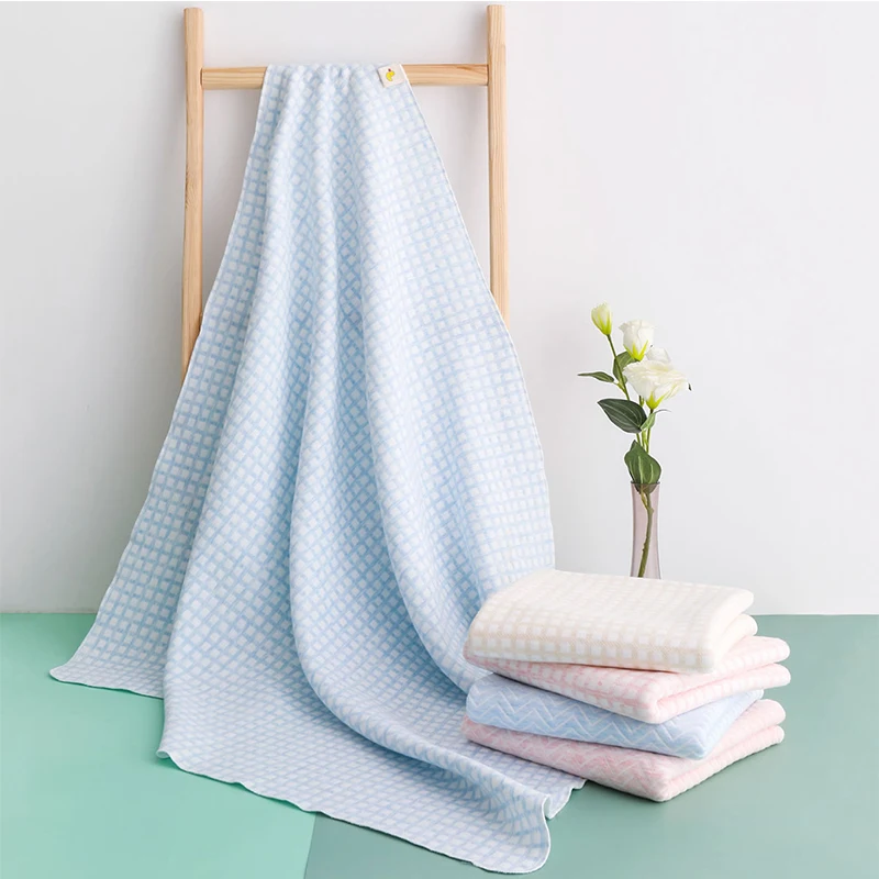 free sample Swaddle  organic cotton reversible baby soft blanket muslin three layers of warm and thick newborn sleep aid blanket