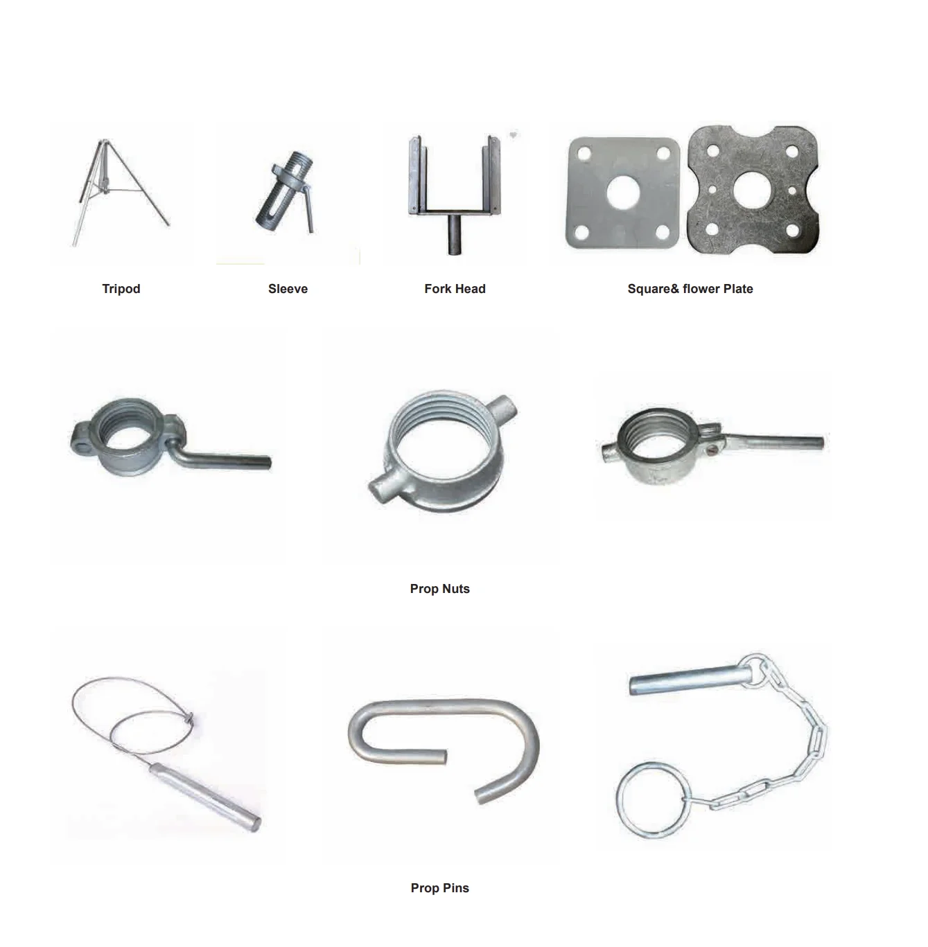 High Quality Adjustable Heavy Duty Telescopic Acro Scaffolding Steel Jack Props for construction