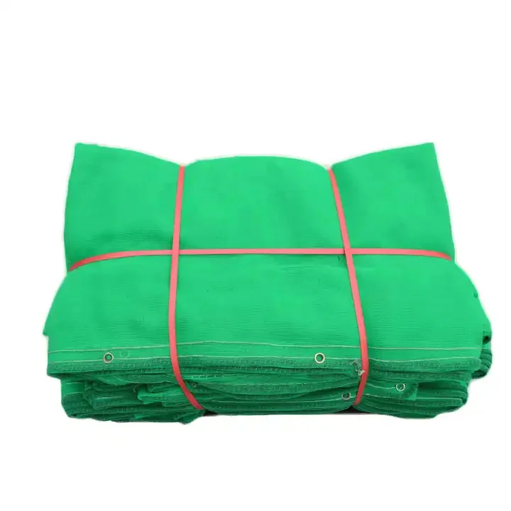 orange construction site safety net mesh barrier