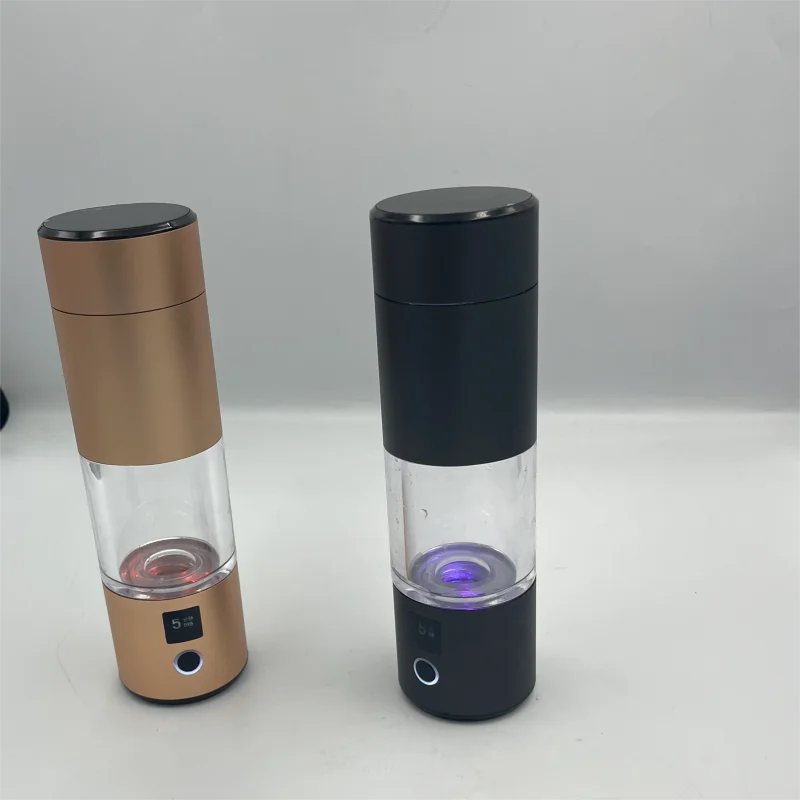 High Quality Titanium Platinum H2 Life Hydrogen Water Bottle USB Battery-Powered Car Accessory with Plastic Housing